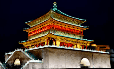 广州至西安物流公司沿途景点钟楼 广州至西安物流公司沿途景点钟楼