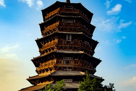 广州至朔州物流公司途径应县木塔