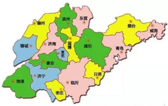 广州到山东物流专线到达市县区域图 广州到山东物流专线到达市县区域图