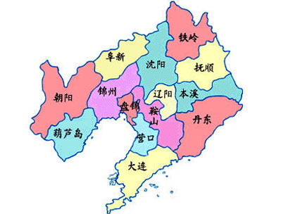 广州到辽宁物流专线途径市县区域图 广州到辽宁物流专线途径市县区域图